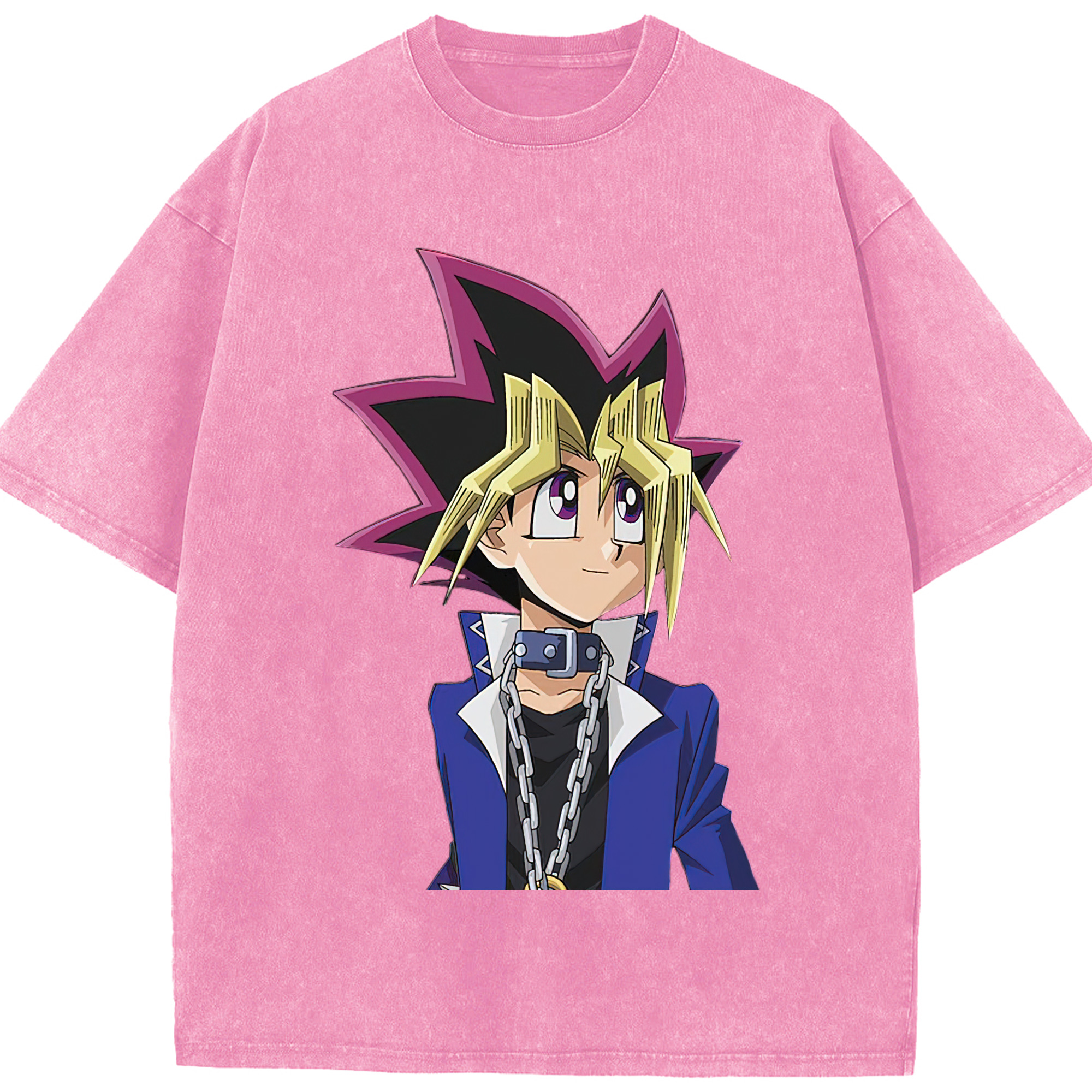 （画像用） 遊☆戯☆王 Yu-Gi-Oh! 綿100% ヴィンテージ風 半袖Tシャツ（フロントプリント）